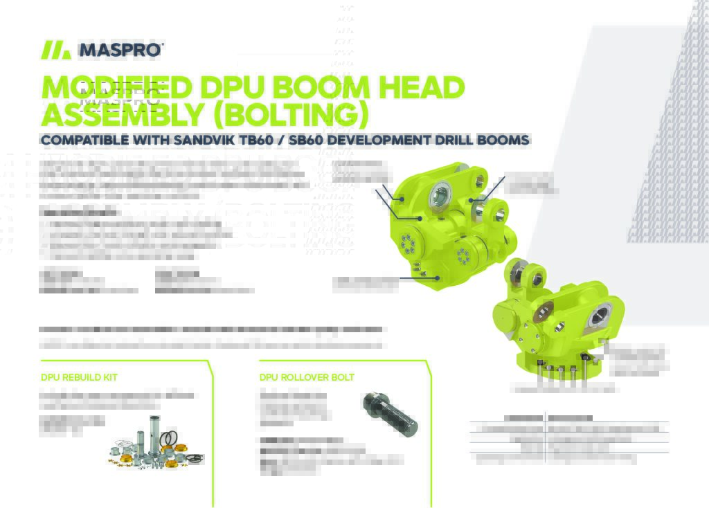 Modified DPU Boom Head Assembly