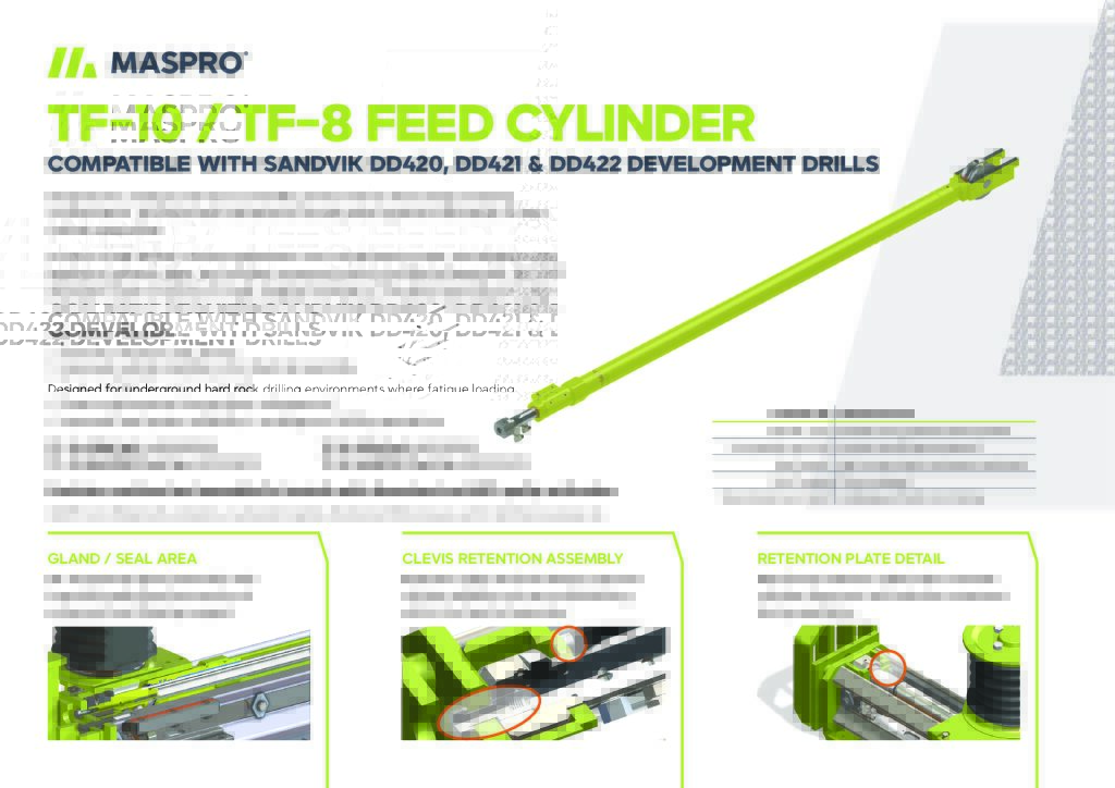 TF-10 / TF-8 Feed Cylinder
